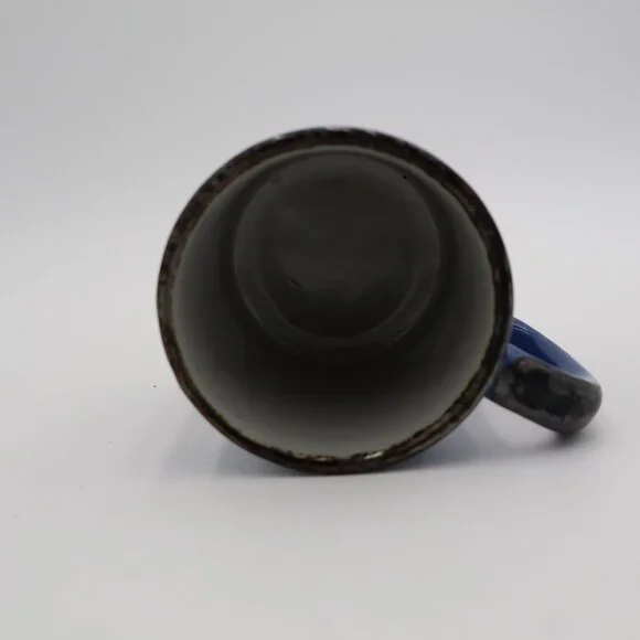 Vintage Otagiri Blue White OWL Mug 4" x 3" (M11) - Picture 3 of 9